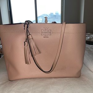 Tory Burch Pink Leather Tote